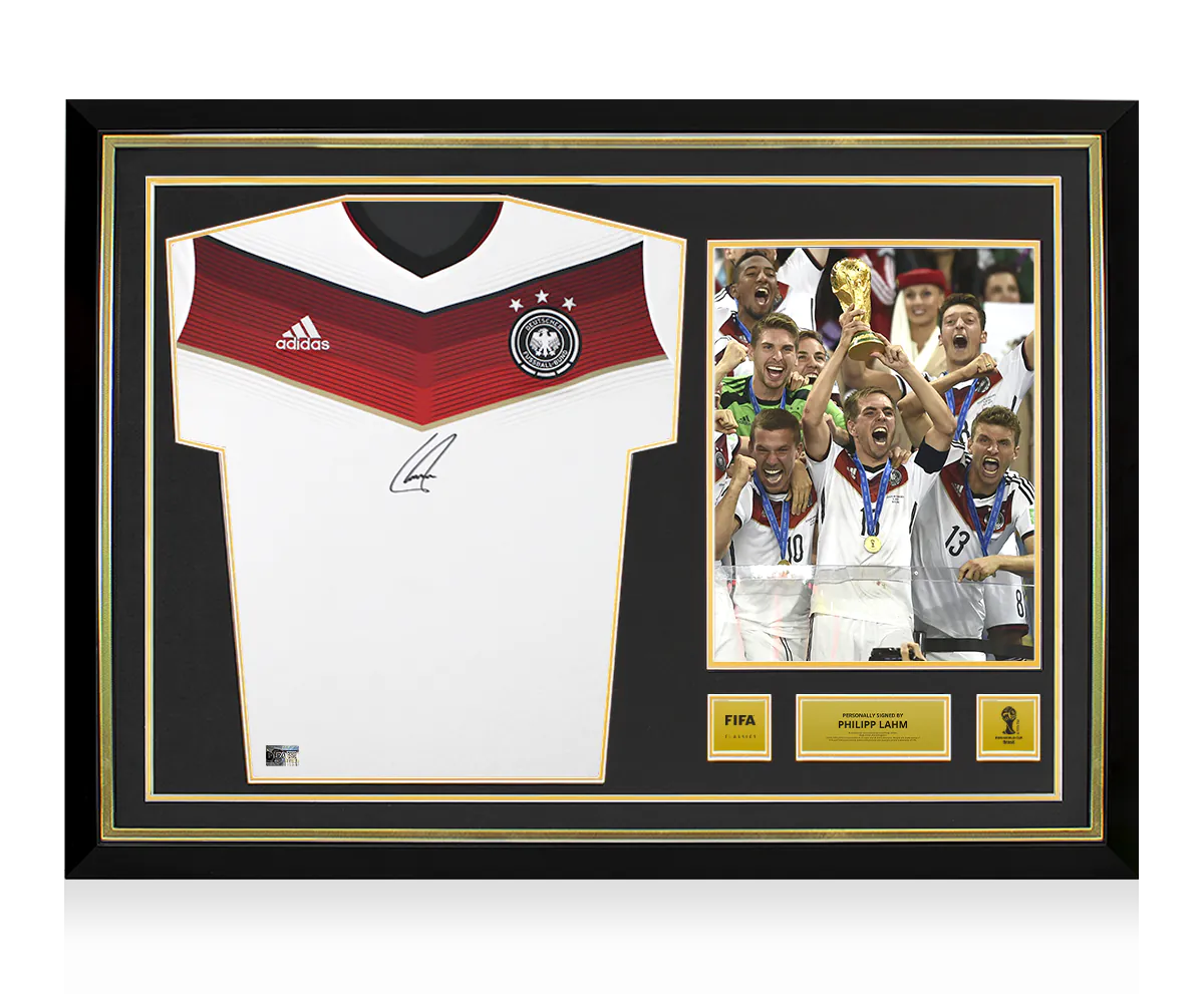Philipp Lahm Official 2014 FIFA World Cup™ Front Signed and Hero