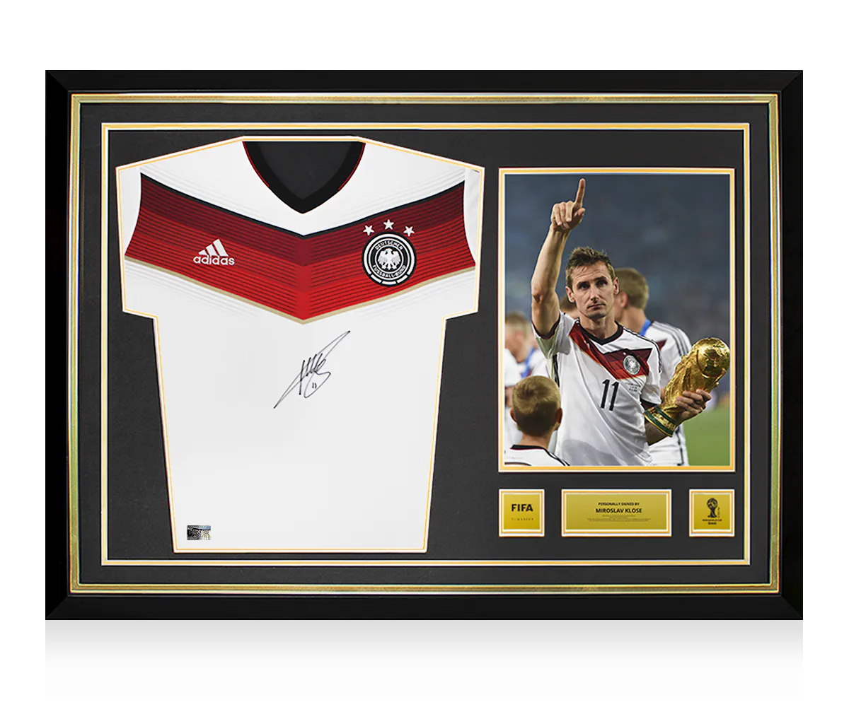 Miroslav Klose Official 2014 FIFA World Cup™ Front Signed and Hero