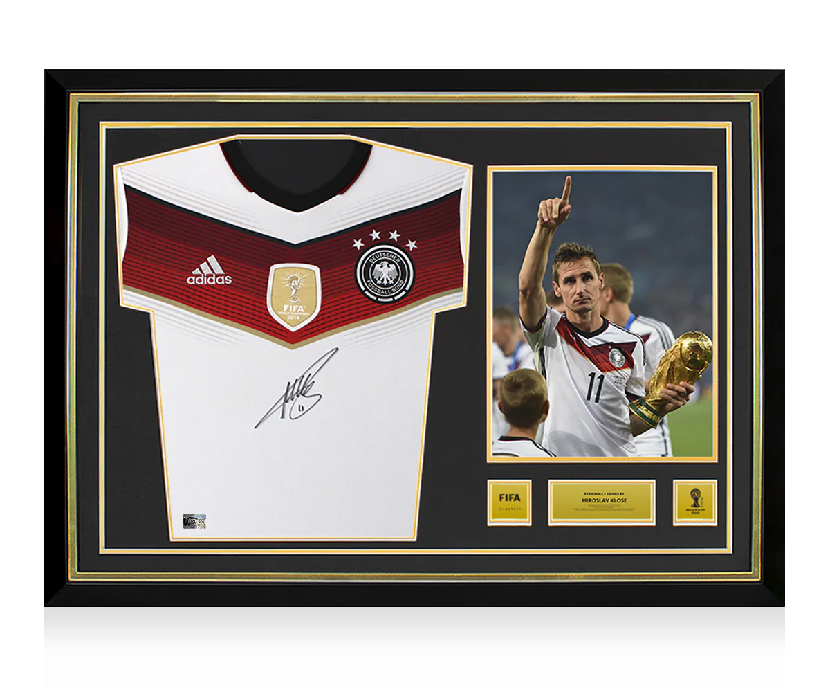 Miroslav Klose Official 2014 FIFA World Cup™ Front Signed and Hero