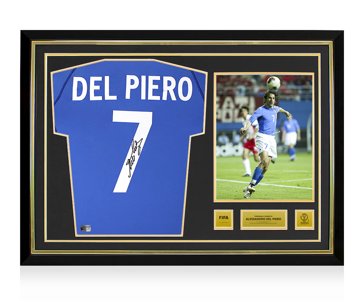 Alessandro Del Piero Official 2002 FIFA World Cup™ Back Signed and