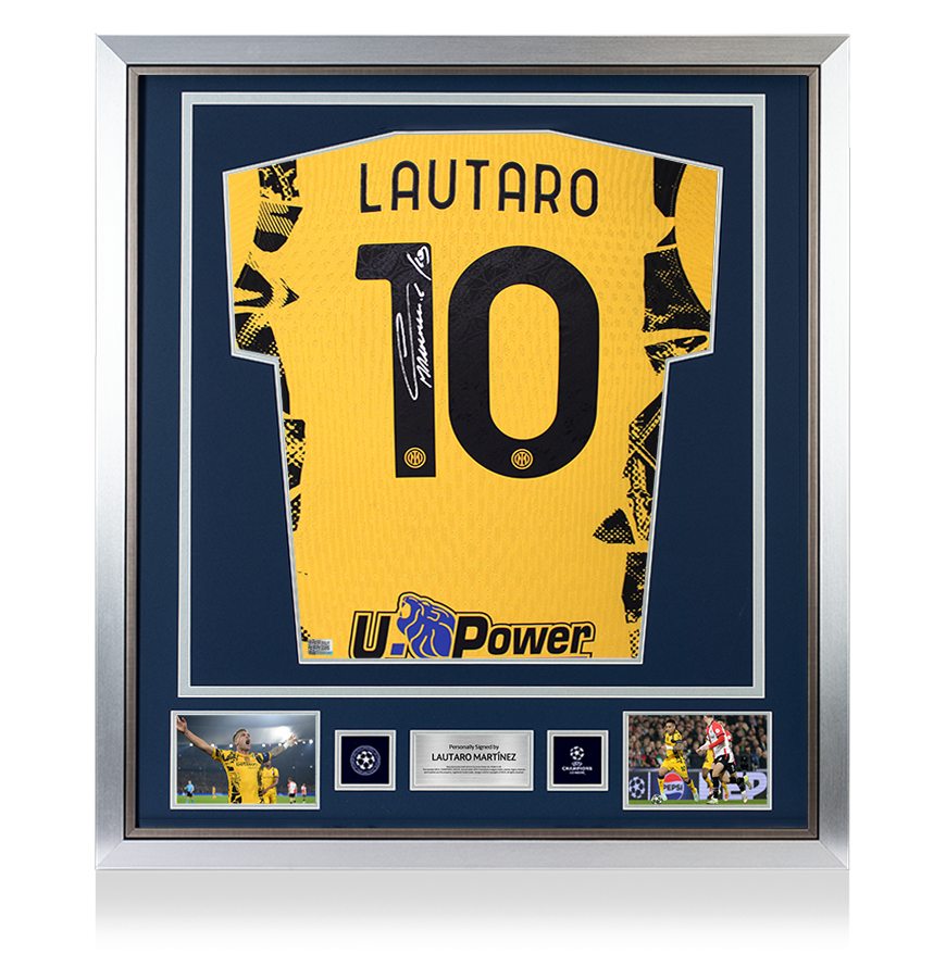Lautaro Signed Inter Shirt