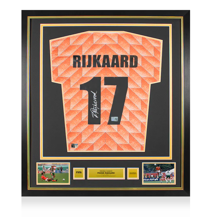 Rijkaard Signed Netherlands 1988 Shirt