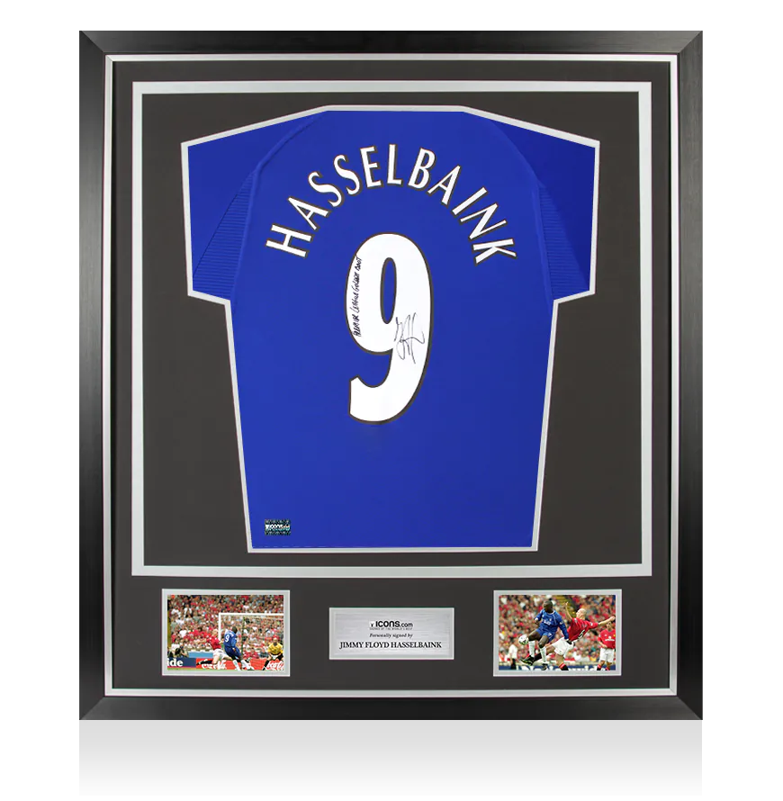 Chelsea 9番 ハッセルバインク サイン入り i5283cf_-