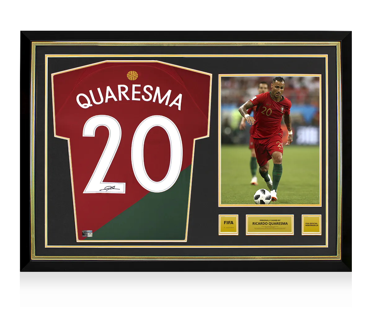 Ricardo Quaresma Official FIFA World Cup™ Back Signed and Hero