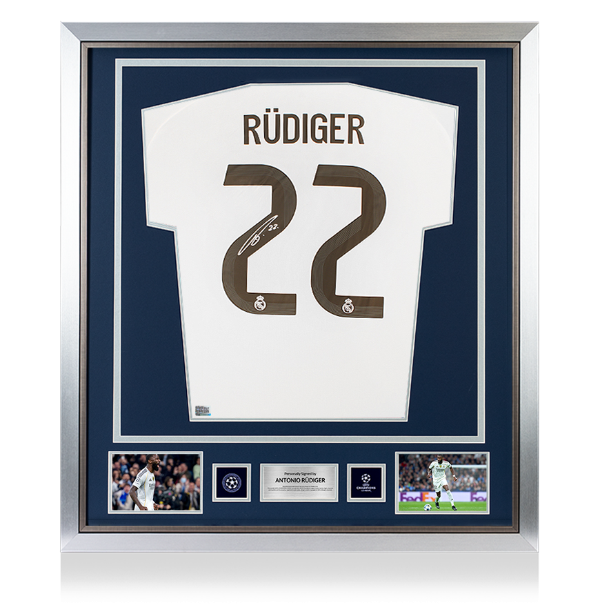 Rudiger Signed Real Madrid Shirt
