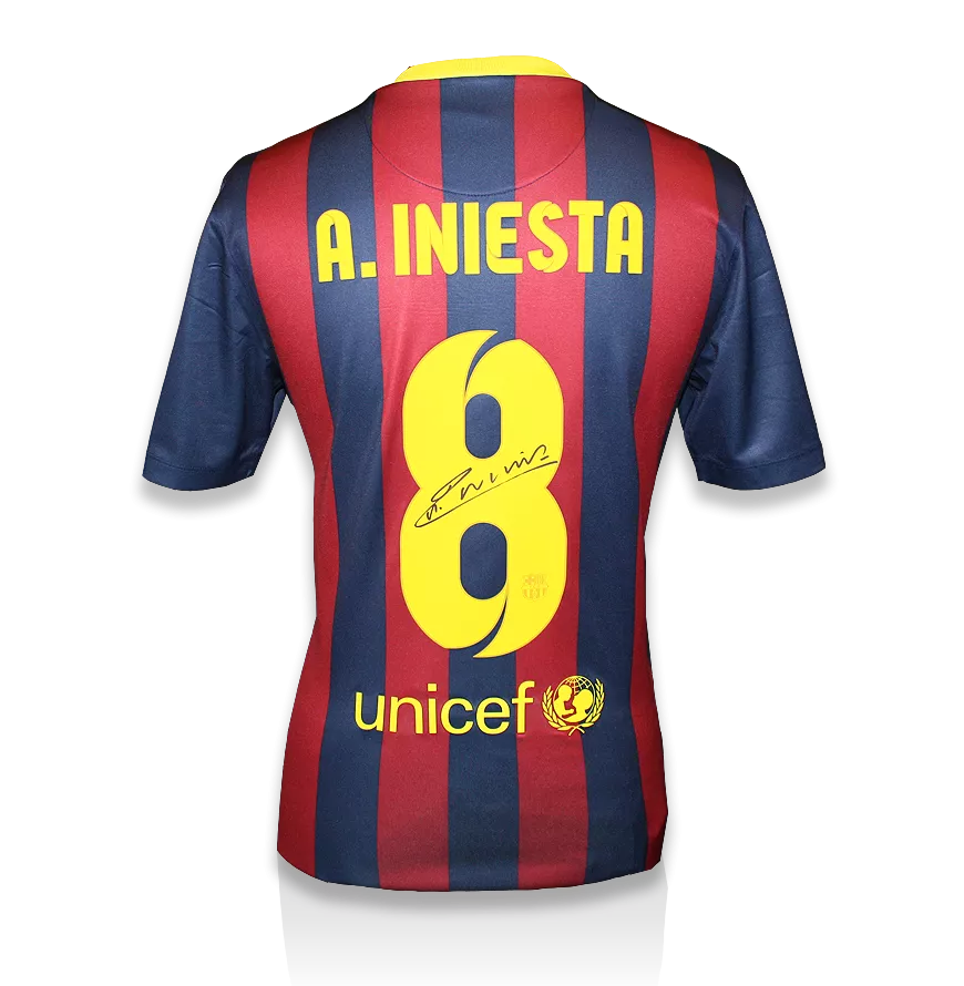 A.INIESTA直筆サイン付きユニフォーム8番シャツ A.INIESTA直筆サイン付きユニフォーム8番シャツ icaibs6_1.webp