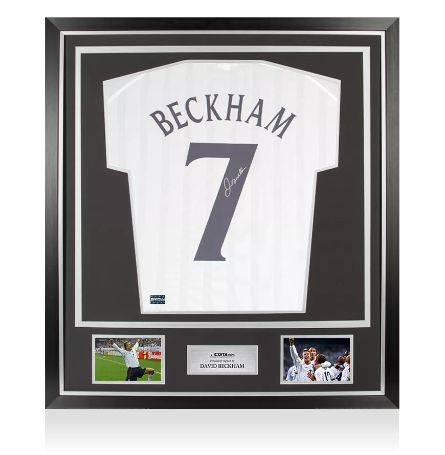 2002年　英国 David Beckham 額縁付きフォト 2002年 英国 David Beckham 額縁付きフォト