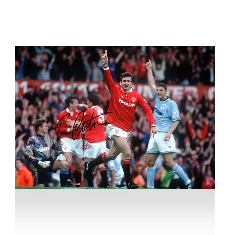 ERIC CANTONA  写真パネル icecmup1-eric-cantona-signed-