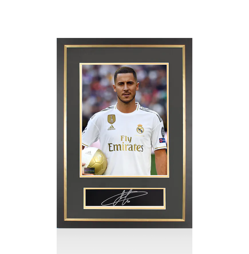Eden Hazard サイン入りフレーム付き写真 icehplq1rm2.webp