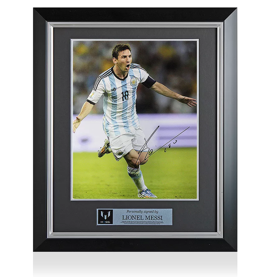 ICONS Lionel Messi サイン入　メッシ lionel_messi_official_psg_fram