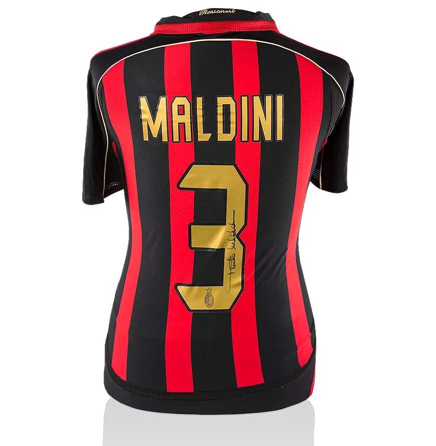 09-10 AC MILAN No.3 MALDINI 引退記念ユニーフォーム 2009-10 AC MILAN Home S/S No.3 MALDINI 08-09 ACM Testimonial