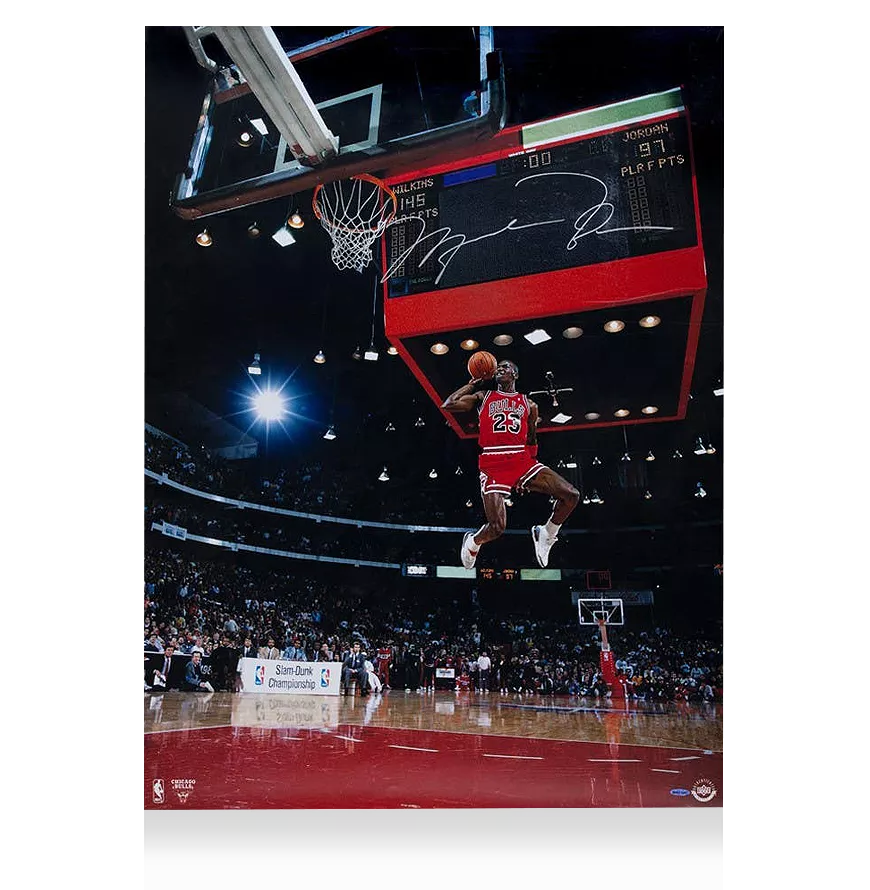 Michael Jordan サイン入り写真 35477_mj_show_25th_anv_sht_sl_