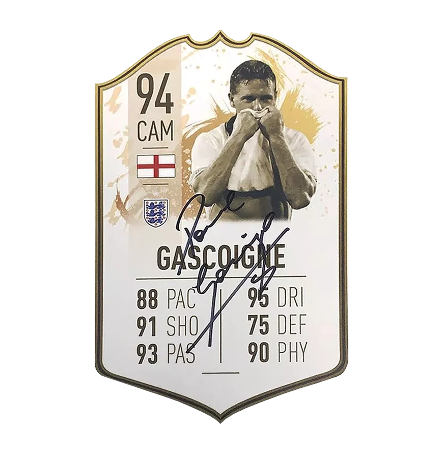 サッカー ファーストナンバー 10シリ ガスコイン サイン gascoigne Yahoo!オークション - 【ファーストナンバー】【10シリ
