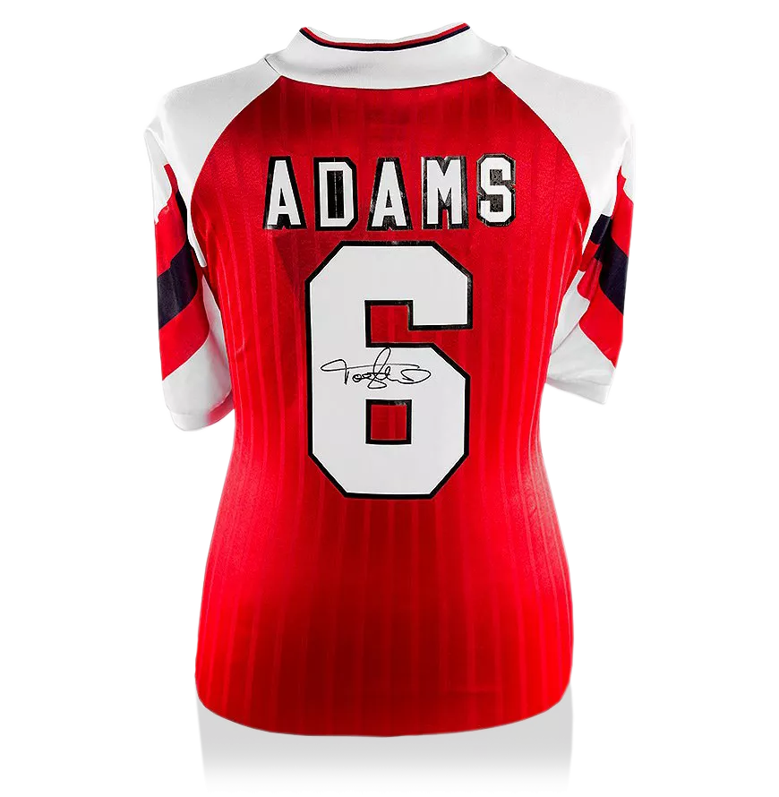 1992年　アーセナル トニーアダムズ　ユニフォーム tony_adams_back_signed_arsenal