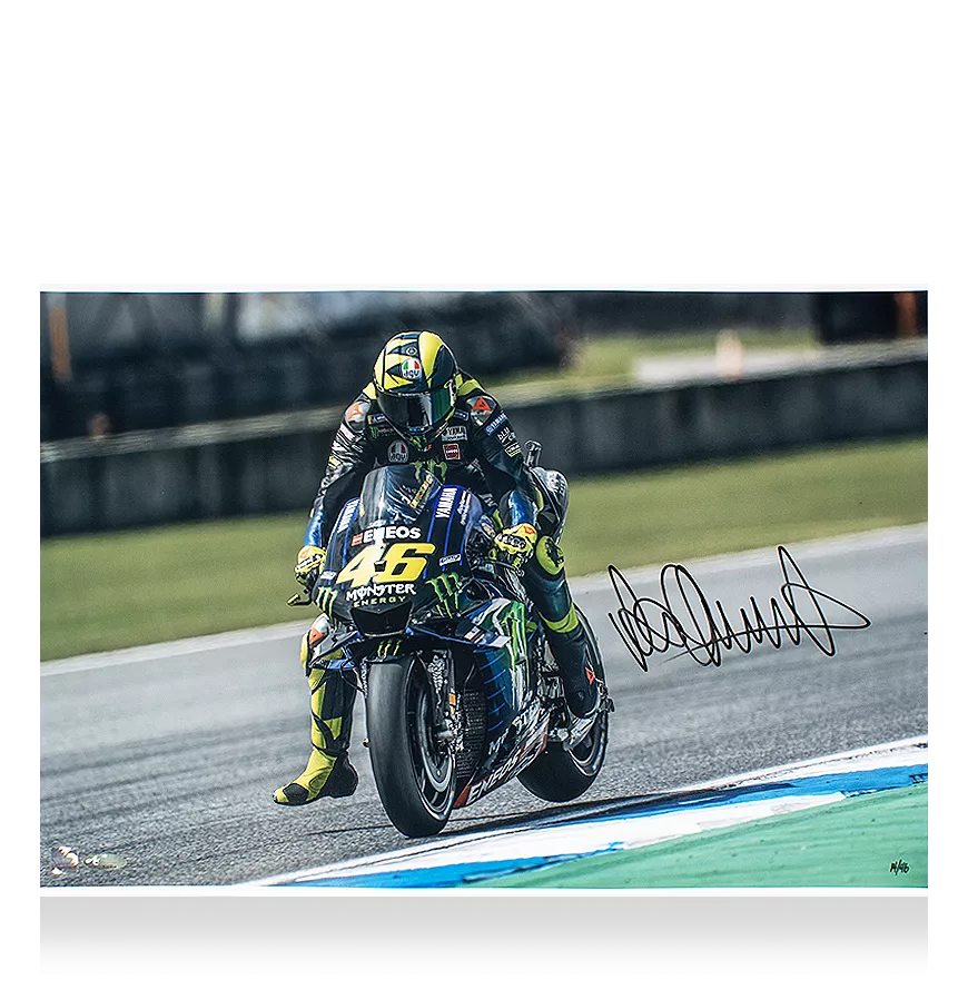 Valentino Rossi Signed Photo: MotoGP Icon
