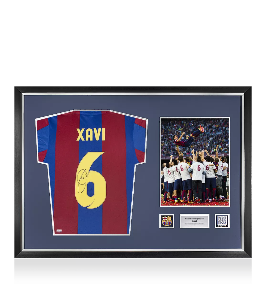 Xavi signed shirt cheap
