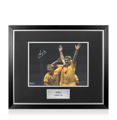 Sammy Lee Signed Liverpool Photo In Premium Photo Frame