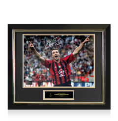 Andriy Shevchenko Official Ballon d'Or™ Signed and Framed AC Milan Photo: UEFA Champions League Icon Andriy Shevchenko Official Ballon d'Or™ Signed and Framed AC Milan Photo: UEFA Champions League Icon