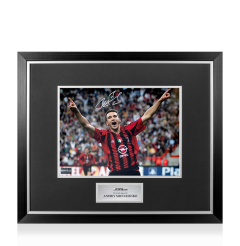 Andriy Shevchenko Signed AC Milan Photo In Premium Photo Frame: UEFA Champions League Icon Andriy Shevchenko Signed AC Milan Photo In Premium Photo Frame: UEFA Champions League Icon