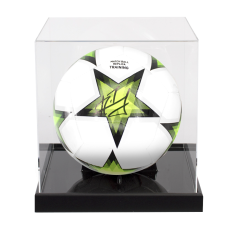 Andriy Shevchenko Autographed UEFA Champions League Soccer Ball In Acrylic Case