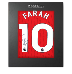 Sir Mo Farah Back Signed Arsenal 2023-24 Home Shirt In Deluxe Packaging Sir Mo Farah Back Signed Arsenal 2023-24 Home Shirt In Deluxe Packaging