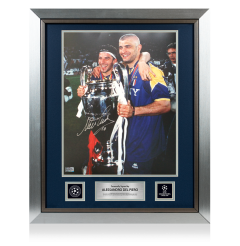Alessandro Del Piero Official UEFA Champions League Signed and Framed Juventus Photo: UEFA Champions League Winner