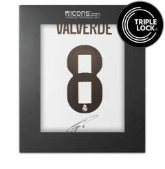 Federico Valverde Autographed Real Madrid CF 2025-26 Home Jersey In Deluxe Packaging