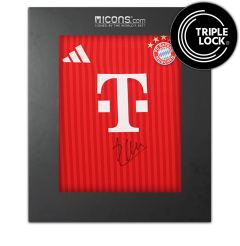 Xabi Alonso Front Signed FC Bayern Munich 2026-27 Home Shirt In Deluxe Packaging