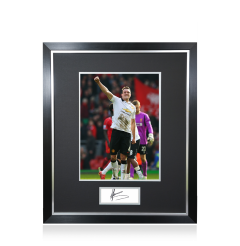 Phil Jones Signed Plaque and Photo Frame: Anfield Victory