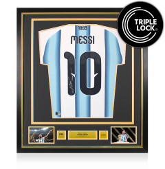 Lionel Messi Official FIFA World Cup™ Autographed and Framed Argentina 2026 Home Jersey Lionel Messi Official FIFA World Cup™ Autographed and Framed Argentina 2026 Home Jersey
