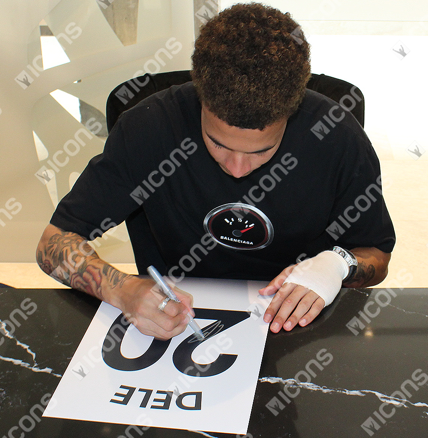 Dele Alli Signed Tottenham Hotspur 2018-19 Home Shirt ...