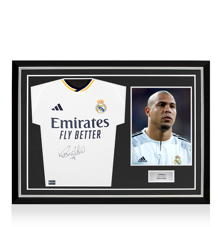 Ronaldo signed shirt deals real madrid