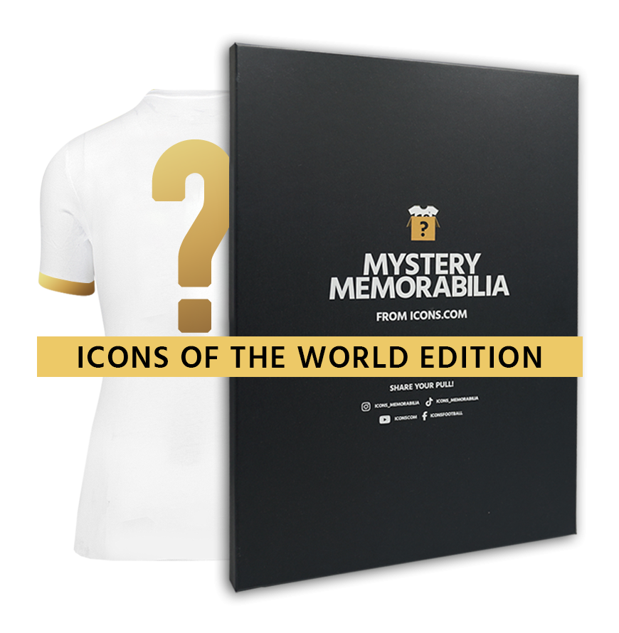 Mystery Memorabilia - Icons of the World Signed Shirt Box