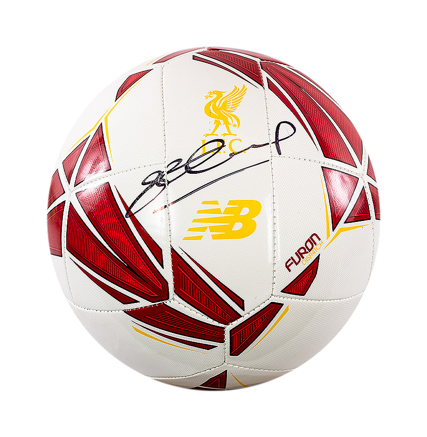 Steven Gerrard Signed Liverpool Branded New Balance Football Autograph Ebay