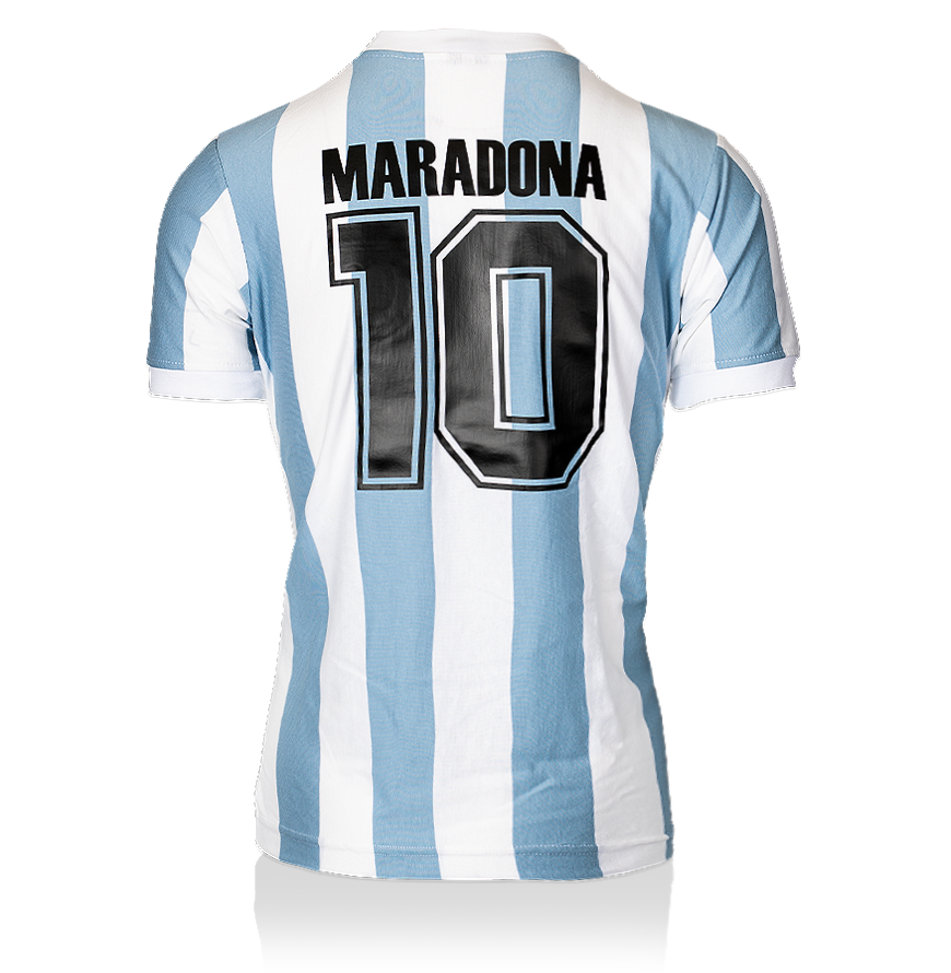 UNSIGNED Diego Maradona Argentina 1986 Home Shirt ...
