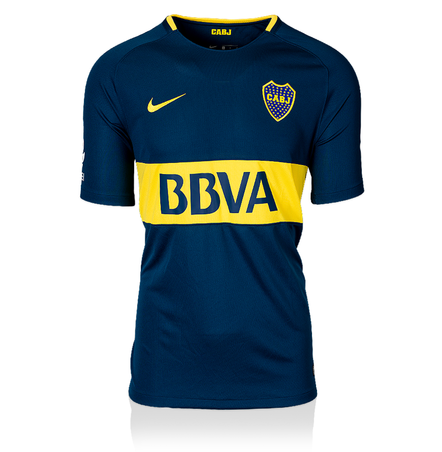 UNSIGNED Diego Maradona Boca Juniors 2017-18 Home Shirt ...