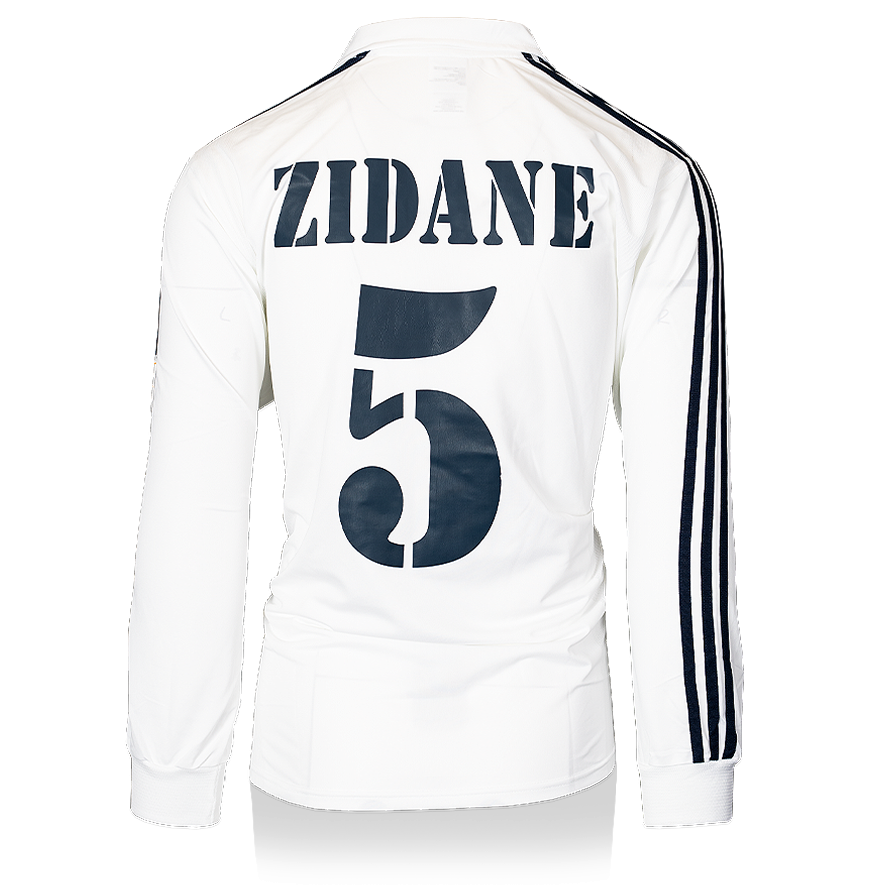 UNSIGNED Zinedine Zidane Real Madrid 2001-02 Home Shirt ...