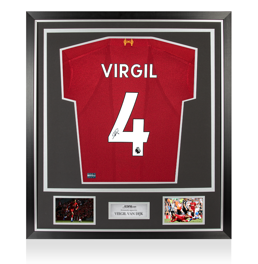 Signed virgil van dijk shirt Clearance