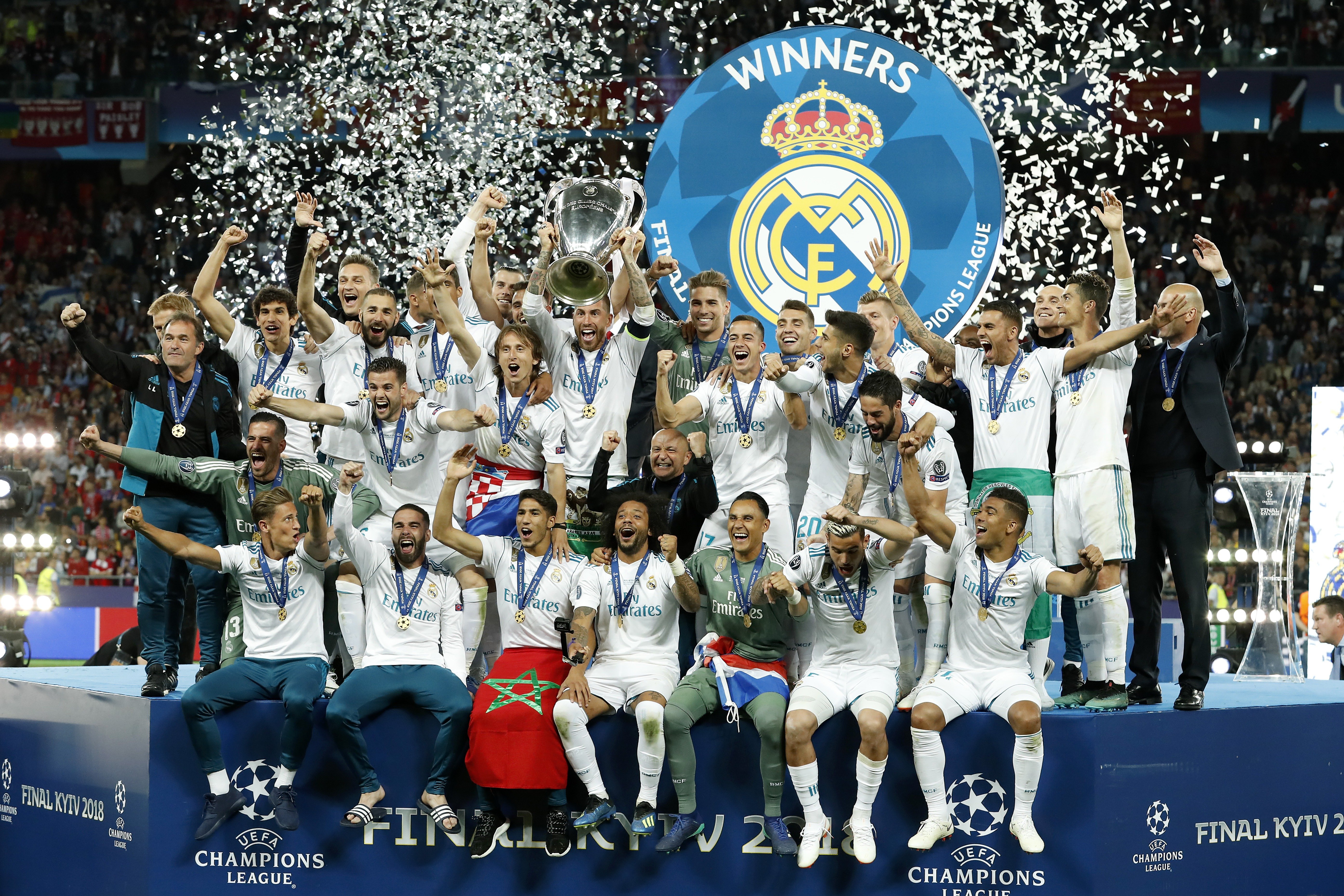 Real Madrid CF signed shirts