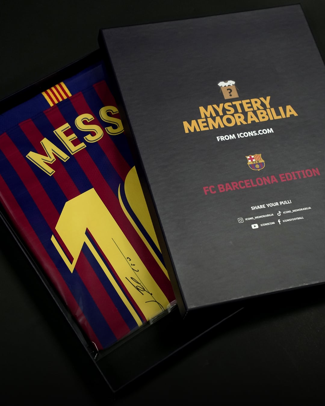 Mystery Memorabilia - Messi signed shirt