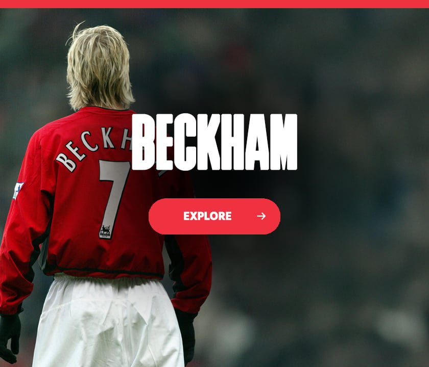 David Beckham — Official UEFA Champions League signed memorabilia