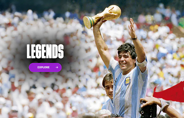 Legends signed memorabilia