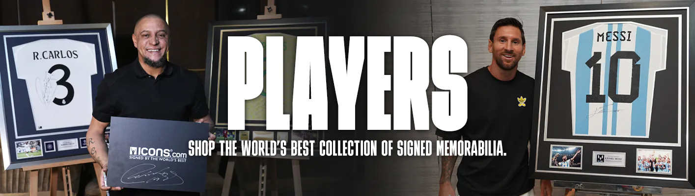 Icons.com signed player memorabilia