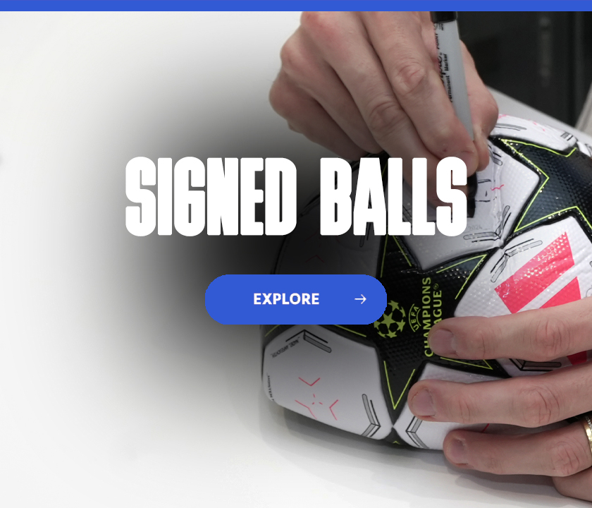UEFA Champions League signed balls