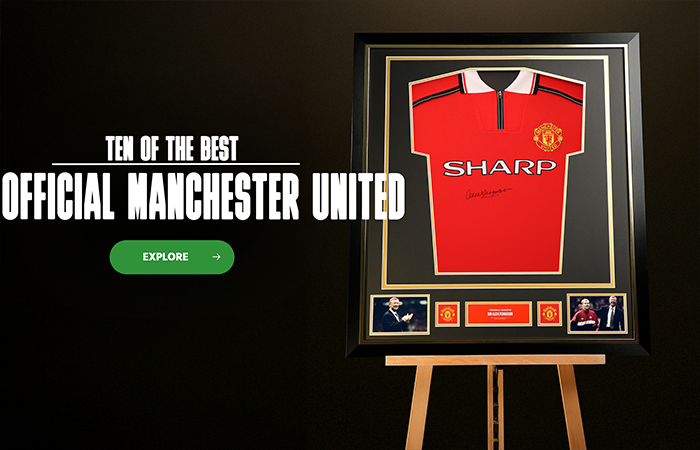 Official Manchester United signed memorabilia