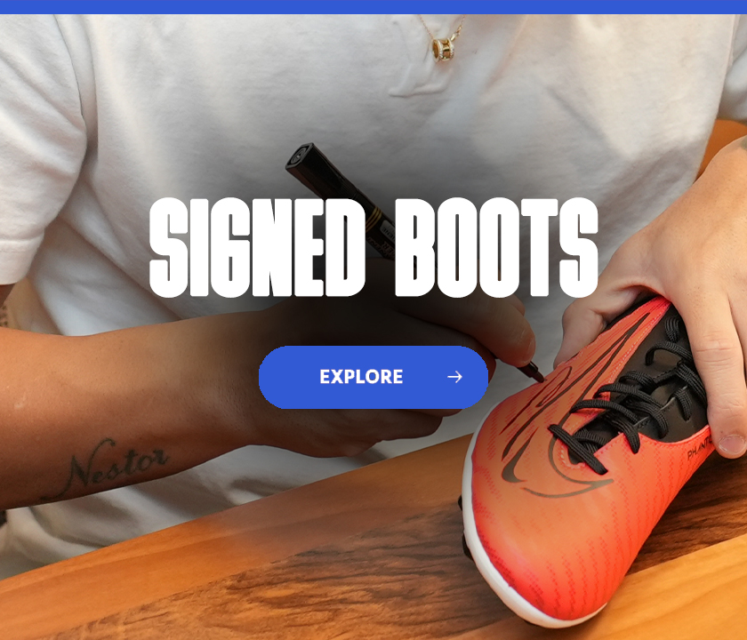 UEFA Champions League signed boots
