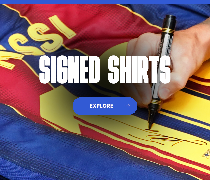 UEFA Champions League signed shirts
