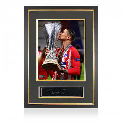 Fernando Torres Autographed Plaque and Photo Frame: Atletico Madrid Hero
