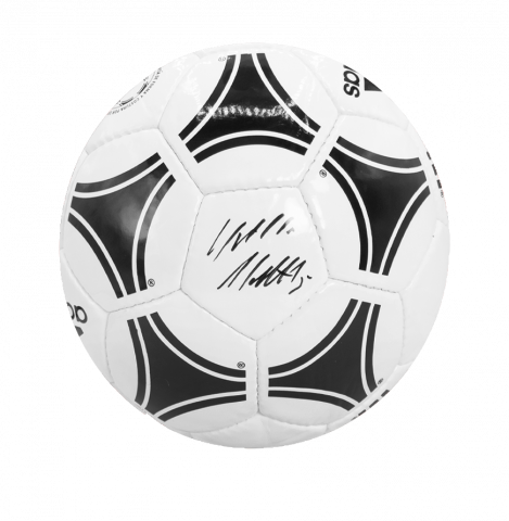 Lothar Matthaus Autographed Adidas Tango Soccer Ball
