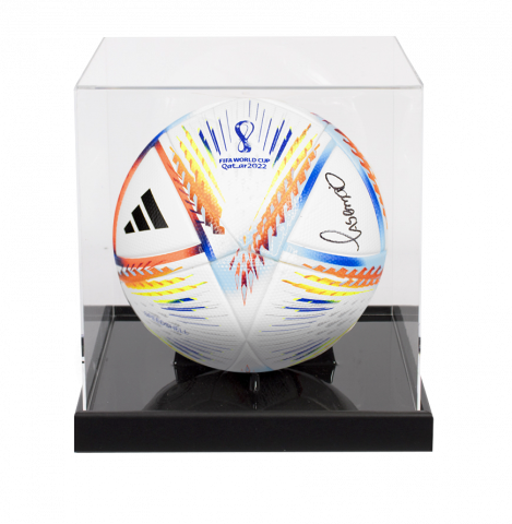 Casemiro Autographed FIFA World Cup Soccer Ball In Acrylic Case